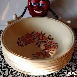 1970s Biltons Staffordshire England speckled ceramic bowls